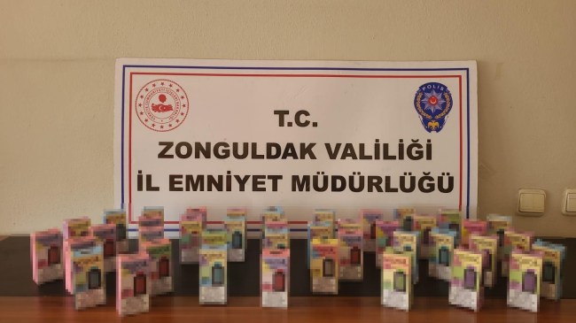 Zonguldak'ta elektronik sigara operasyonu
